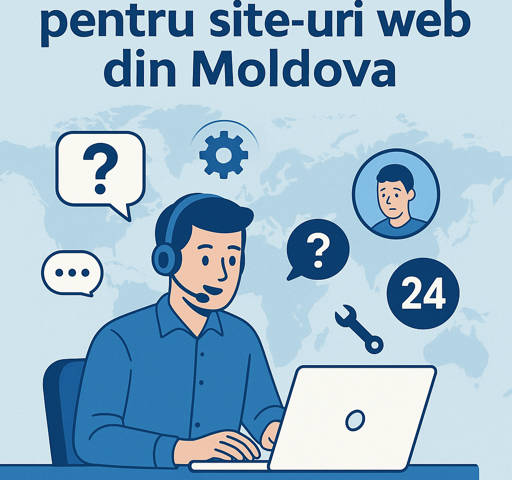 Suport tehnic pentru site-uri web din Moldova